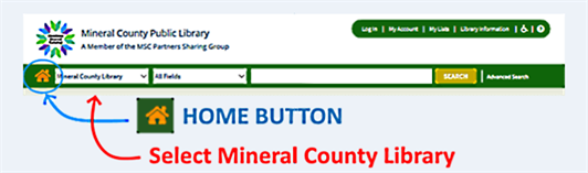 Go to the Montana Shared Catalog of the Mineral County Library 