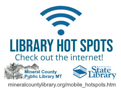 Need an internet connection for free - Our library lends hotspots. Learn more.