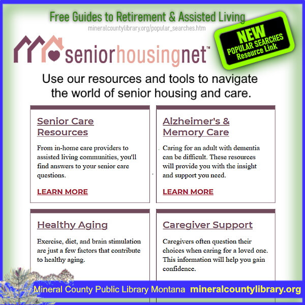 New Popular Searches Resource Link to Senior Housing Net